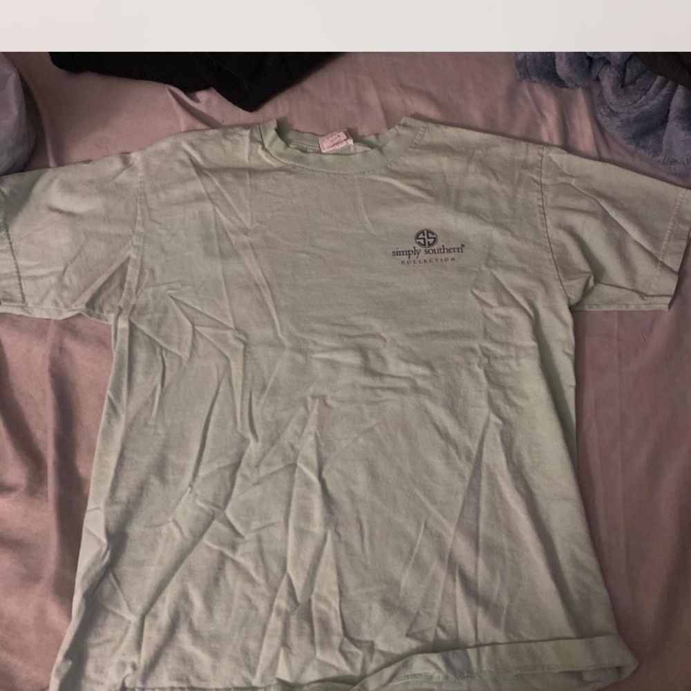 Simply Southern Light Green Tee